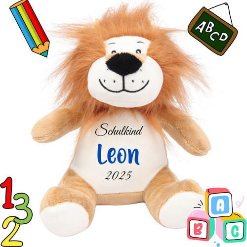 Einschulungs löwe mit namen - mit,