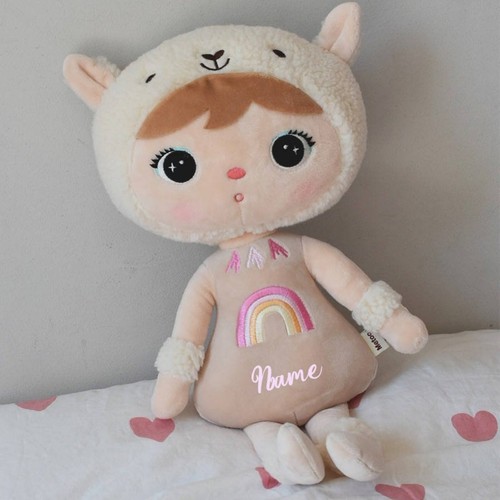 Metoo puppe boho lama beige - puppe,