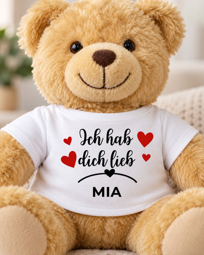 Teddybär mit namen - mit,