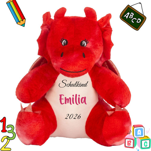 Personalisierter kuscheldrache - personalisierter,