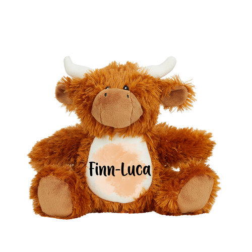 Personalisierte highland kuh - personalisierte, highland-kuh