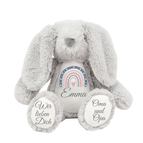 Personalisierter kuschelhase - personalisierter,